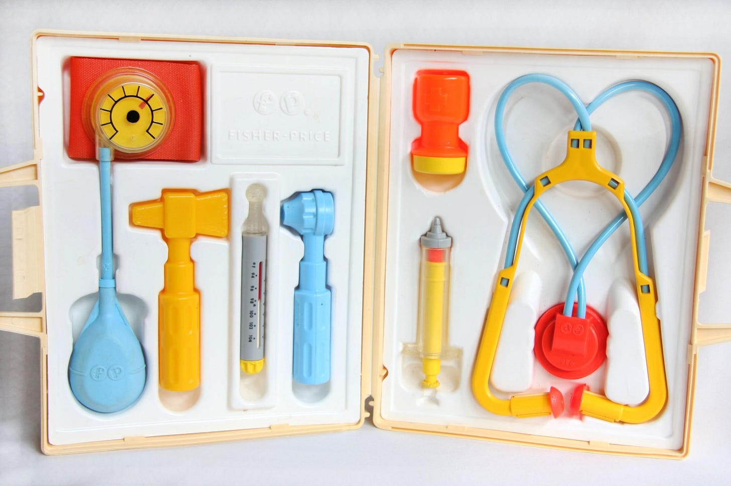 Vintage Fisher Price Medical Kit Toy Doctor Kit 1970 Vintage Vintage Fisher Price Medical Kit Toy Doctor Kit 1970 Vintage