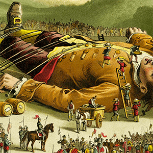 Gulliver in Lilliput