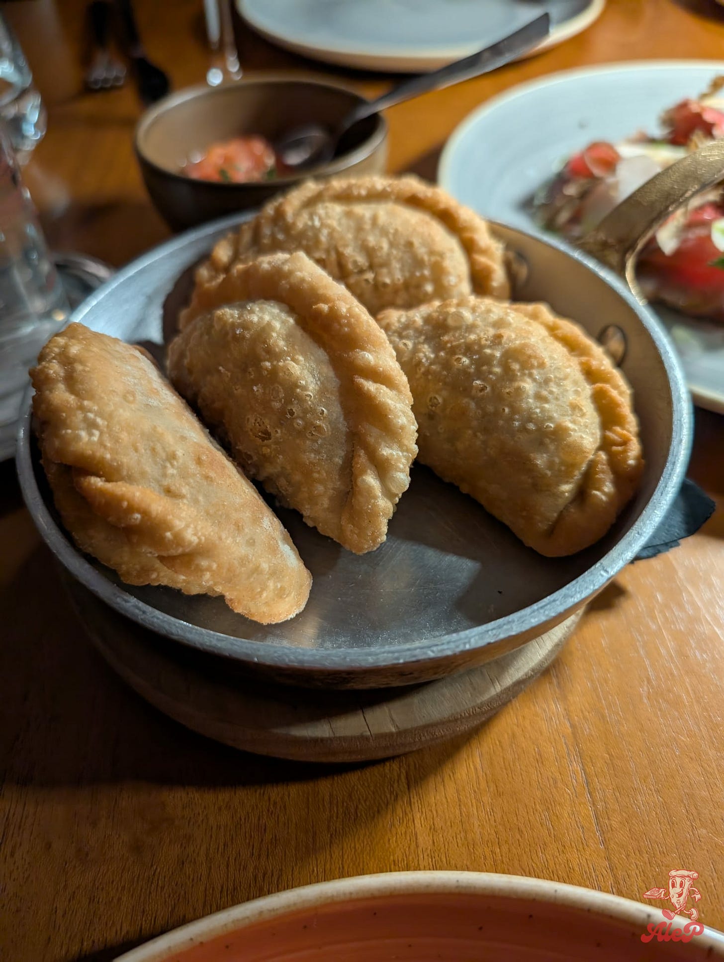 Empanadas by Mauro Colagreco at Casa Fuego