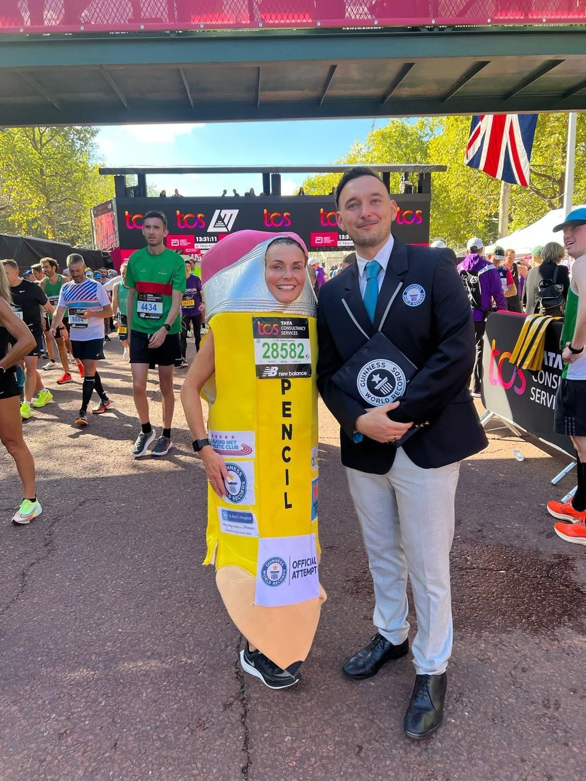 Belinda beat her own Guinness World Record