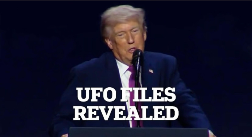 News article: "Trump reveals 'very interesting' findings in top secret government UFO files"