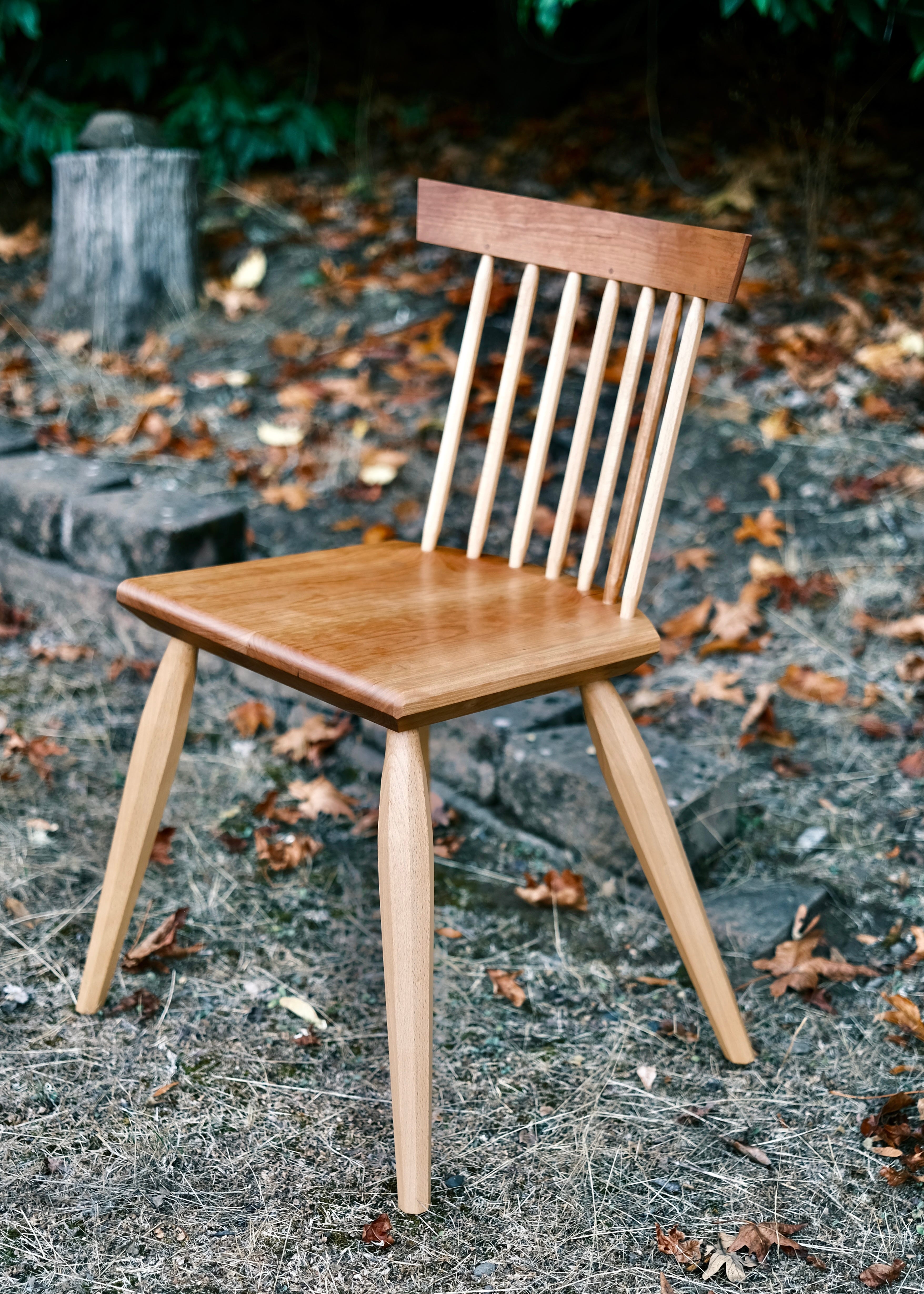 Ladderback stick chair - by Duncan Ellinwood