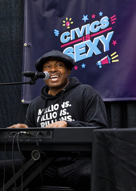 Photos of The People's Party Los Angeles.