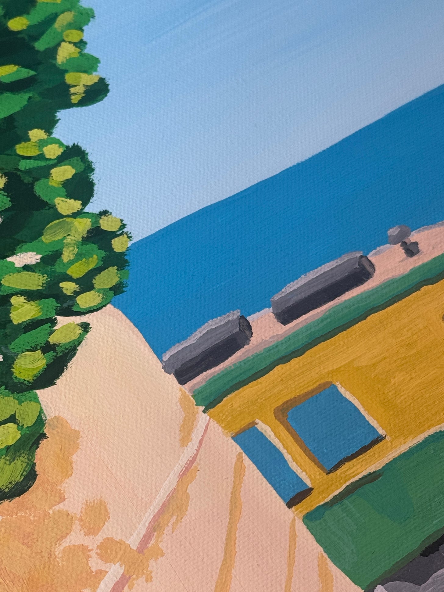 alimo greenroom festival 2026 wip painting