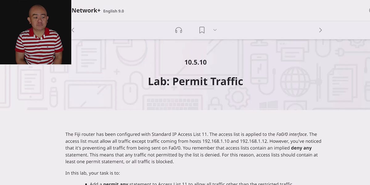 CompTIA Network+ Lab 10.5.10 - Jarrel Rivera