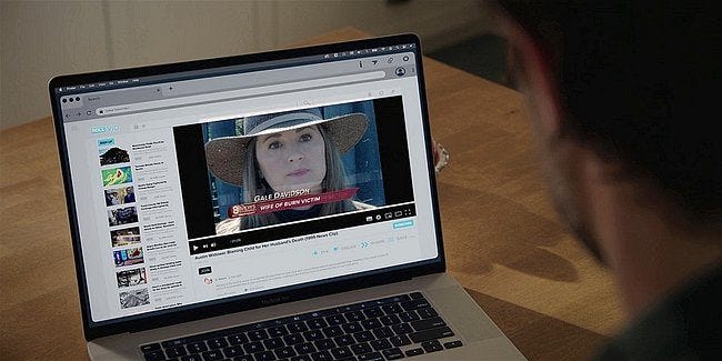 Old news cast with Gale Davidson talking about Marv's death in barn fire. Old news cast with Gale Davidson talking about Marv's death in barn fire.