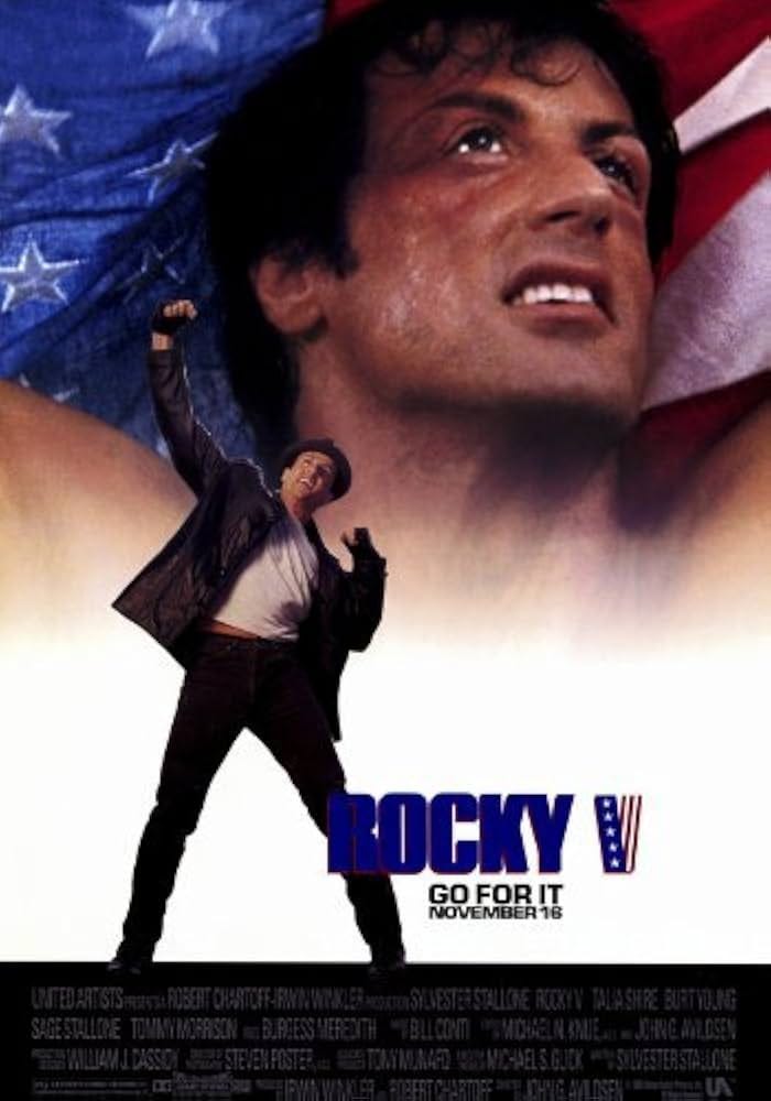 Rocky 5 Movie Poster (27 x 40 Inches - 69cm x 102cm) (1990) -(Sylvester  Stallone)(Talia Shire)(Burt Young)(Sage Stallone)(Tom Morrison)(Burgess ...