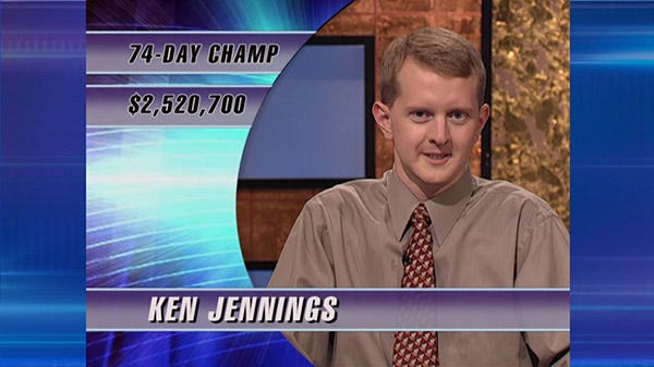 Reigning Jeopardy Champion, Ken Jennings, Dominates All-Star Tournament - Famous Mormons Reigning Jeopardy Champion, Ken Jennings, Dominates All-Star Tournament - Famous Mormons