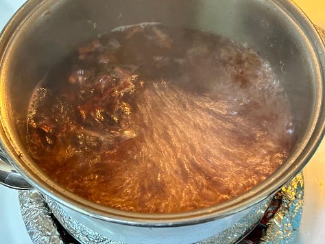 Sassafras albidum bark, bark boil, and sassafras tea. The amount of bark in this jar can last for years!