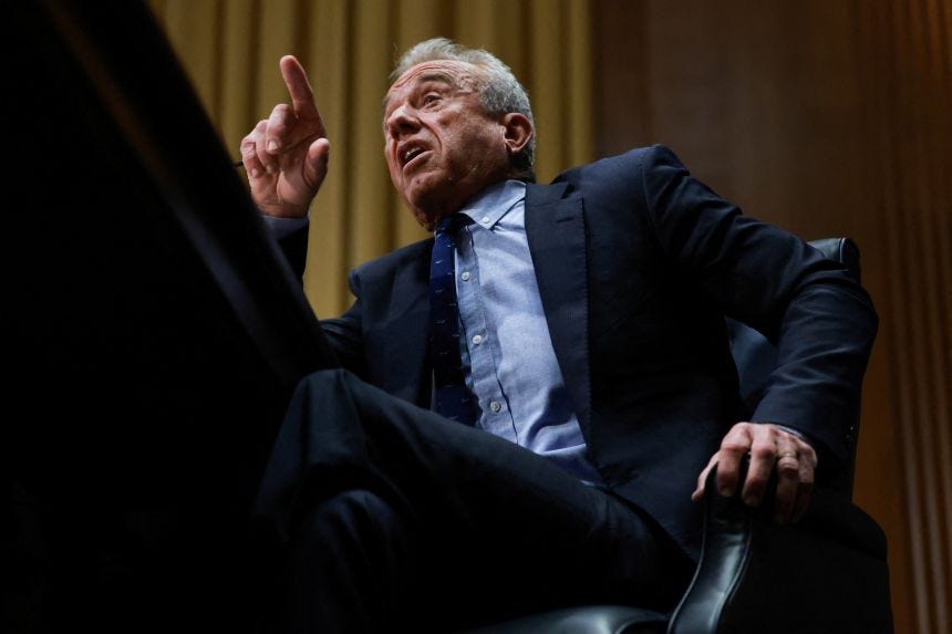 US Health and Human Services Secretary Robert F. Kennedy Jr., testifies before a Senate Finance Committee hearing on President Donald Trump's 2026 health care agenda, on Capitol Hill in Washington, on September 4, 2025.