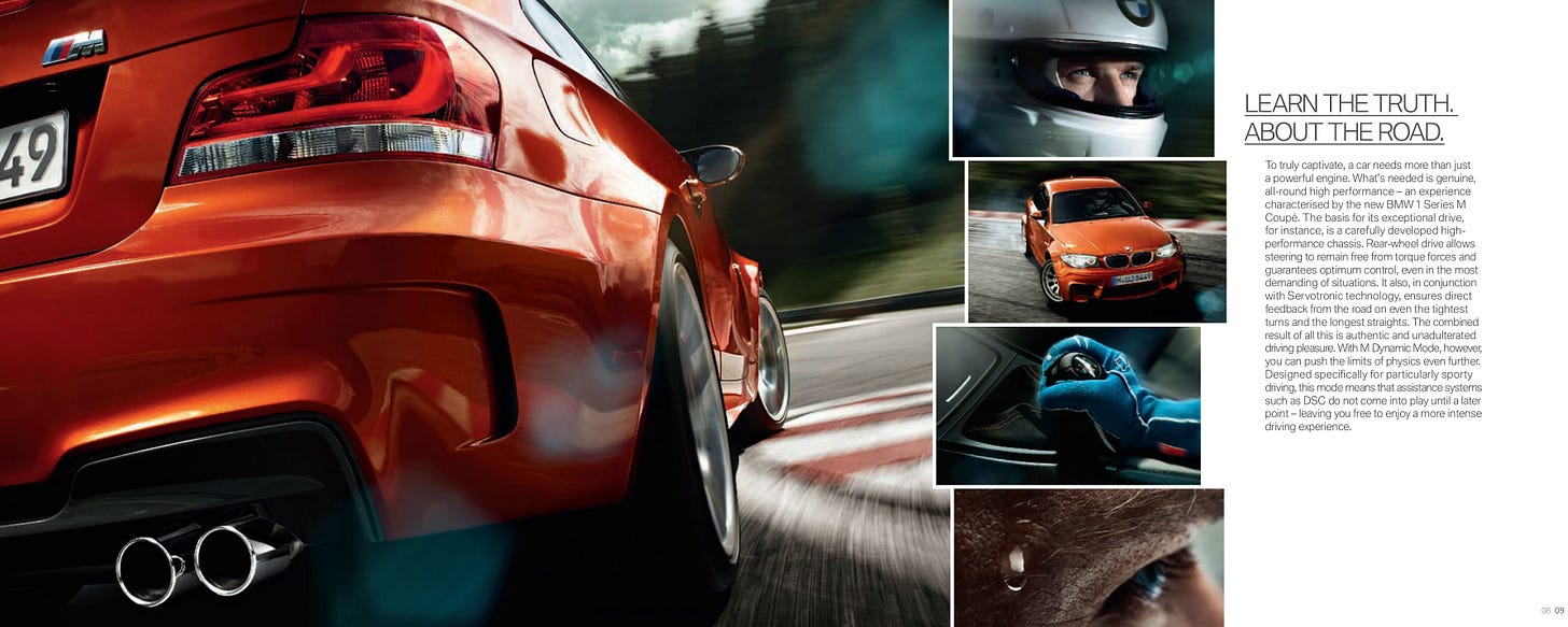 BMW 1M 2010 brochure BMW 1M 2010 brochure