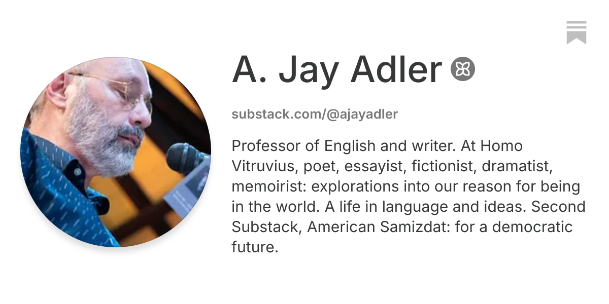 A. Jay Adler | Substack