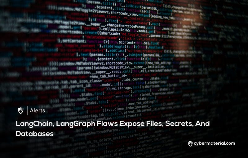 LangChain, LangGraph Flaws Expose Data - CyberMaterial