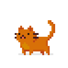 Pixel Art Cat Gif