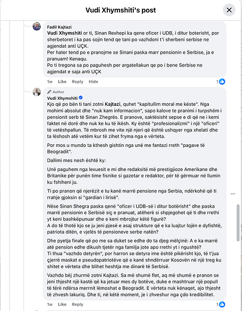 Shkëmbimi i Komenteve më Fadil Kajtazin, 2 Prill, 2026.