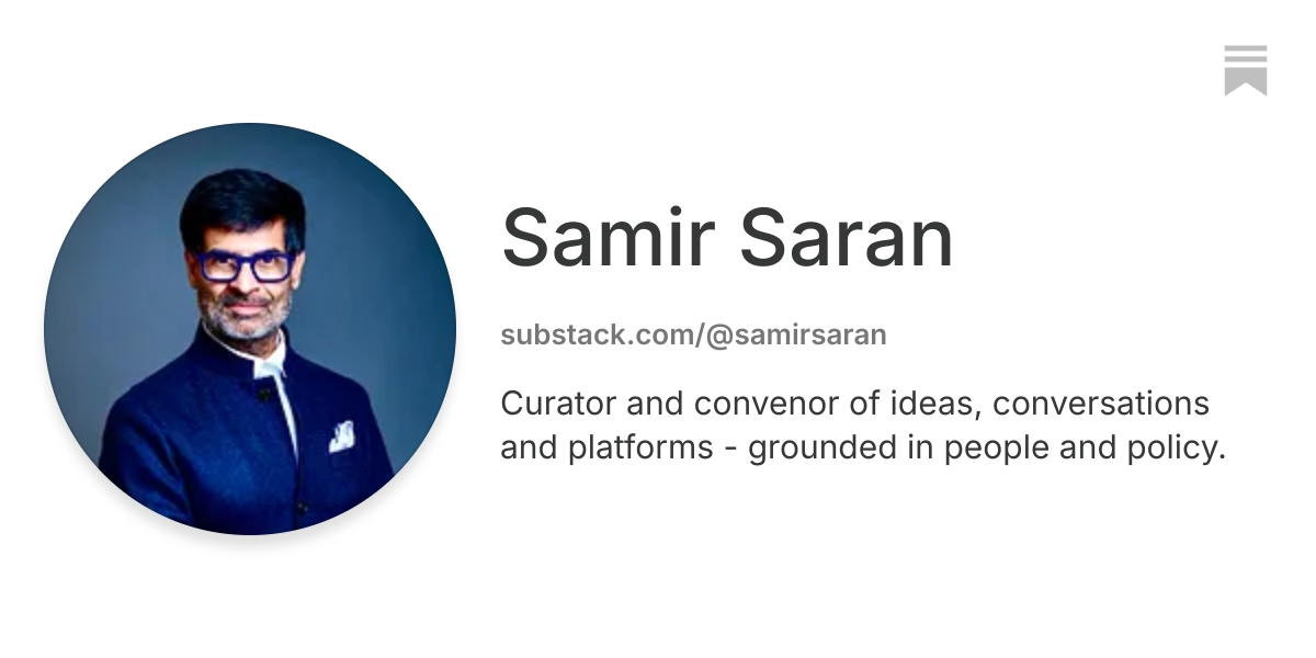 Samir Saran | Substack