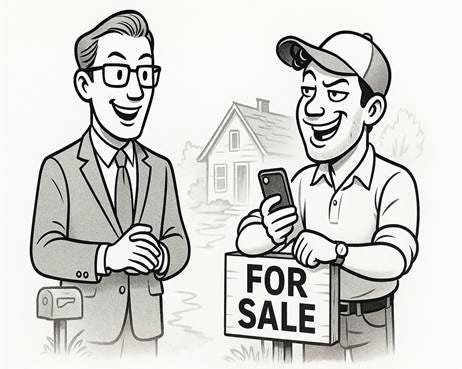 A cartoon of a person holding a phone and a sign

AI-generated content may be incorrect.