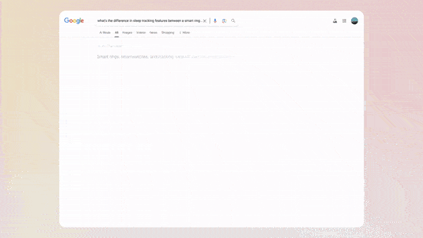 Google's new AI Mode gif