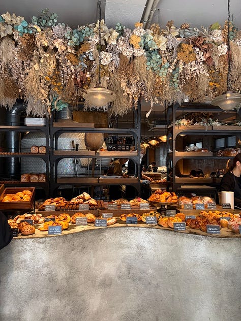 bakeries and coffee in Japan