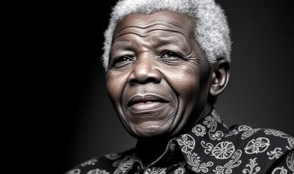 Nelson Mandela ai generated likeness Nelson Mandela ai generated likeness