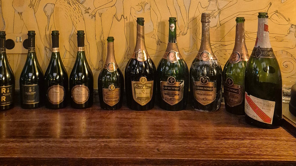 G.H. Mumm, back to 1953 - by Tom Hewson