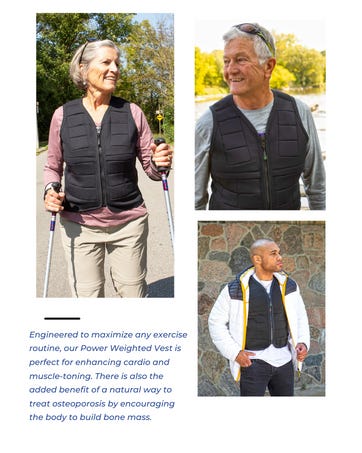 Power Wear House Osteoporosis Weighted Vest for Bone Health, 5lbs (XL)…, Weight  Vests - Amazon Canada
