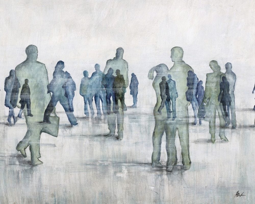 Coming Together Coming Apart | Figurative art painting, Painting, Canvas art  prints
