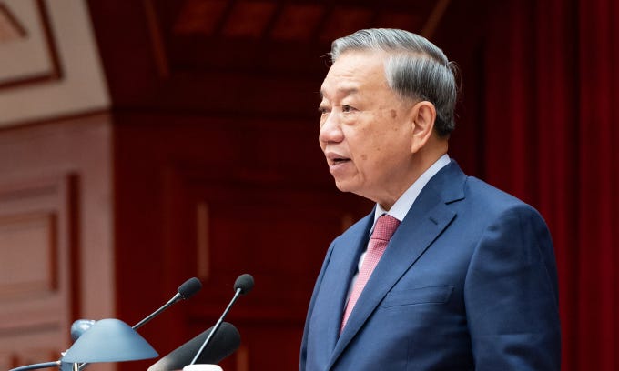 Tổng Bí thư Tô Lâm phát biểu khai mạc. Ảnh: Phạm Thắng