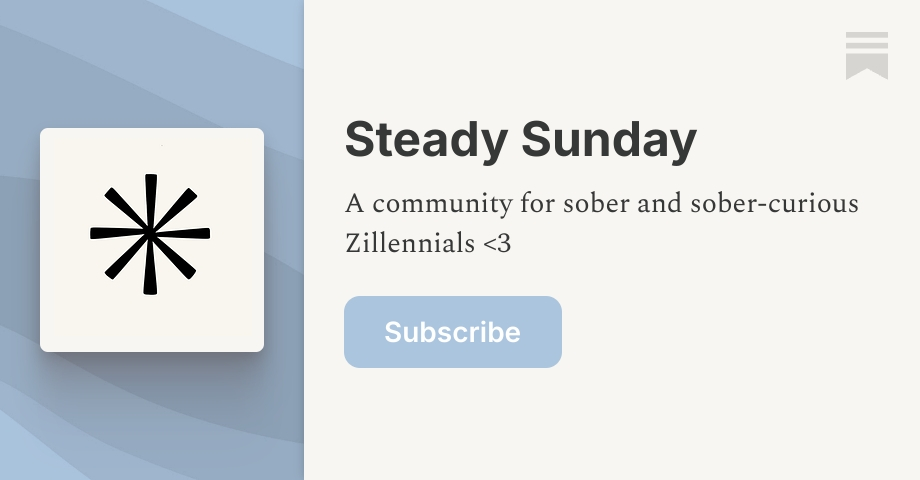 Steady Sunday | Steph Still | Substack
