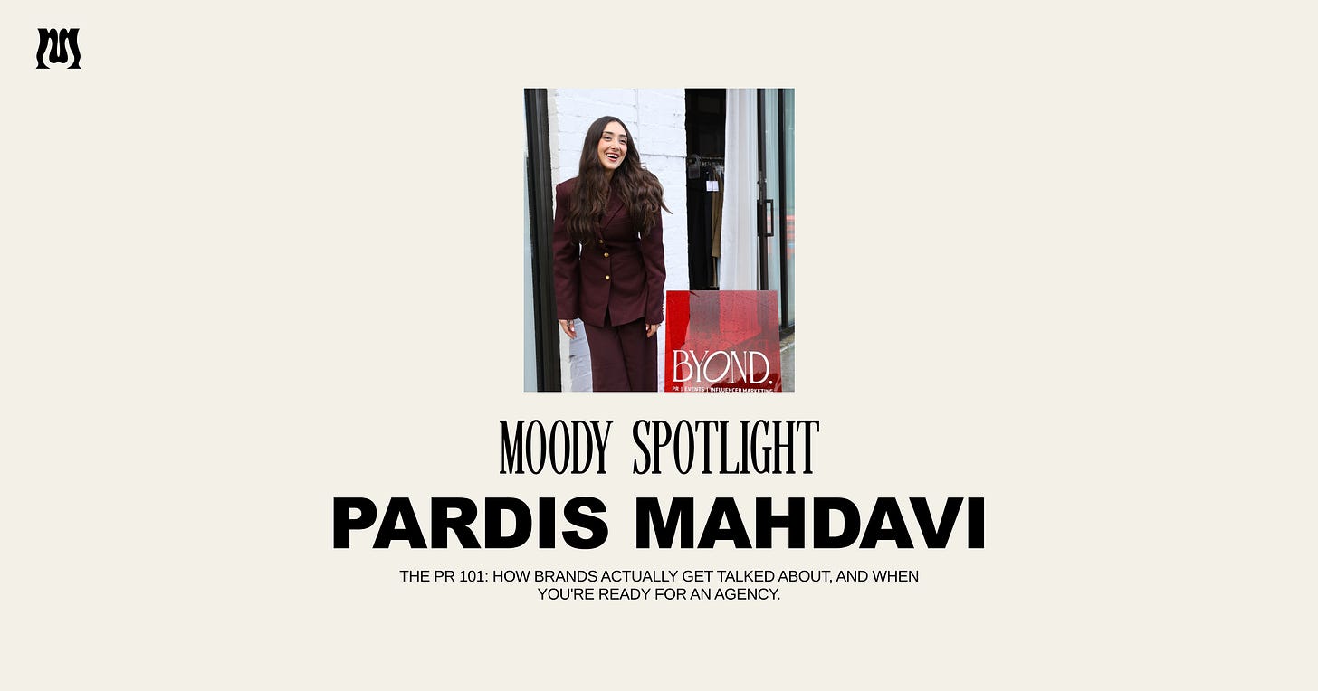 MOODY Spotlight: Pardis Mahdavi of BYOND MOODY Spotlight: Pardis Mahdavi of BYOND