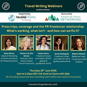 Webinar 18 June: Press trips & PR relationships