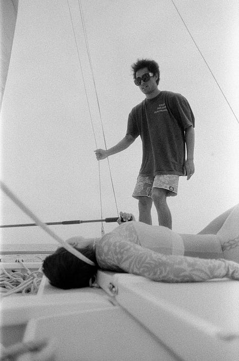 laughter, ocean time, boat time, time in the sunlight are all things I enjoy deeply