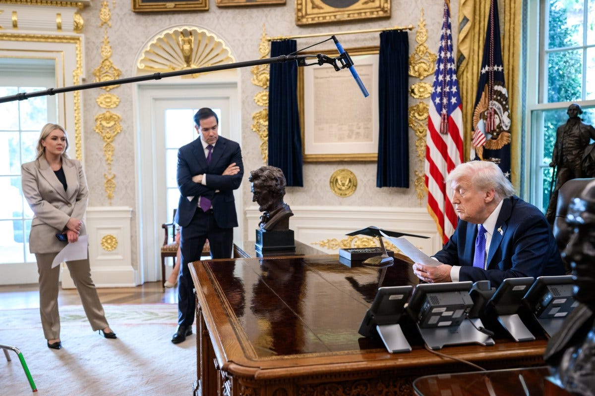 President Donald Trump Receives an Update from Secretary of State Marco  Rubio on the U.S. Peace Plan for Gaza – The White House