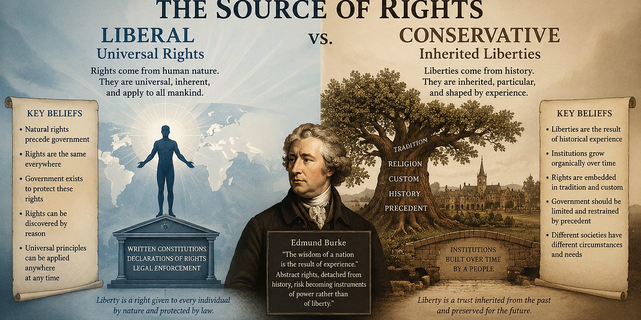 Universal Rights and Inherited Liberties
