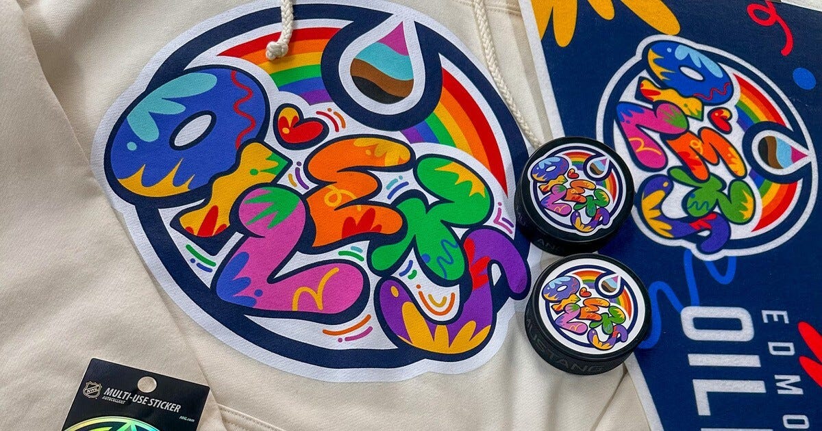 Edmonton Oilers release new logo with LGBT pride, BLM colours
