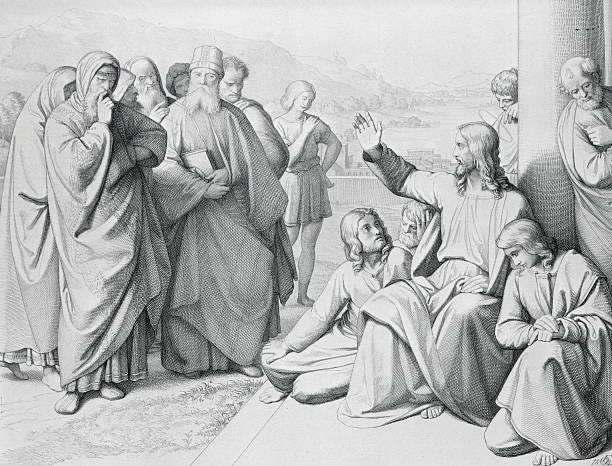 Engraving by Friedrich August Ludy after a painting by Johann Friedrich Overbeck.