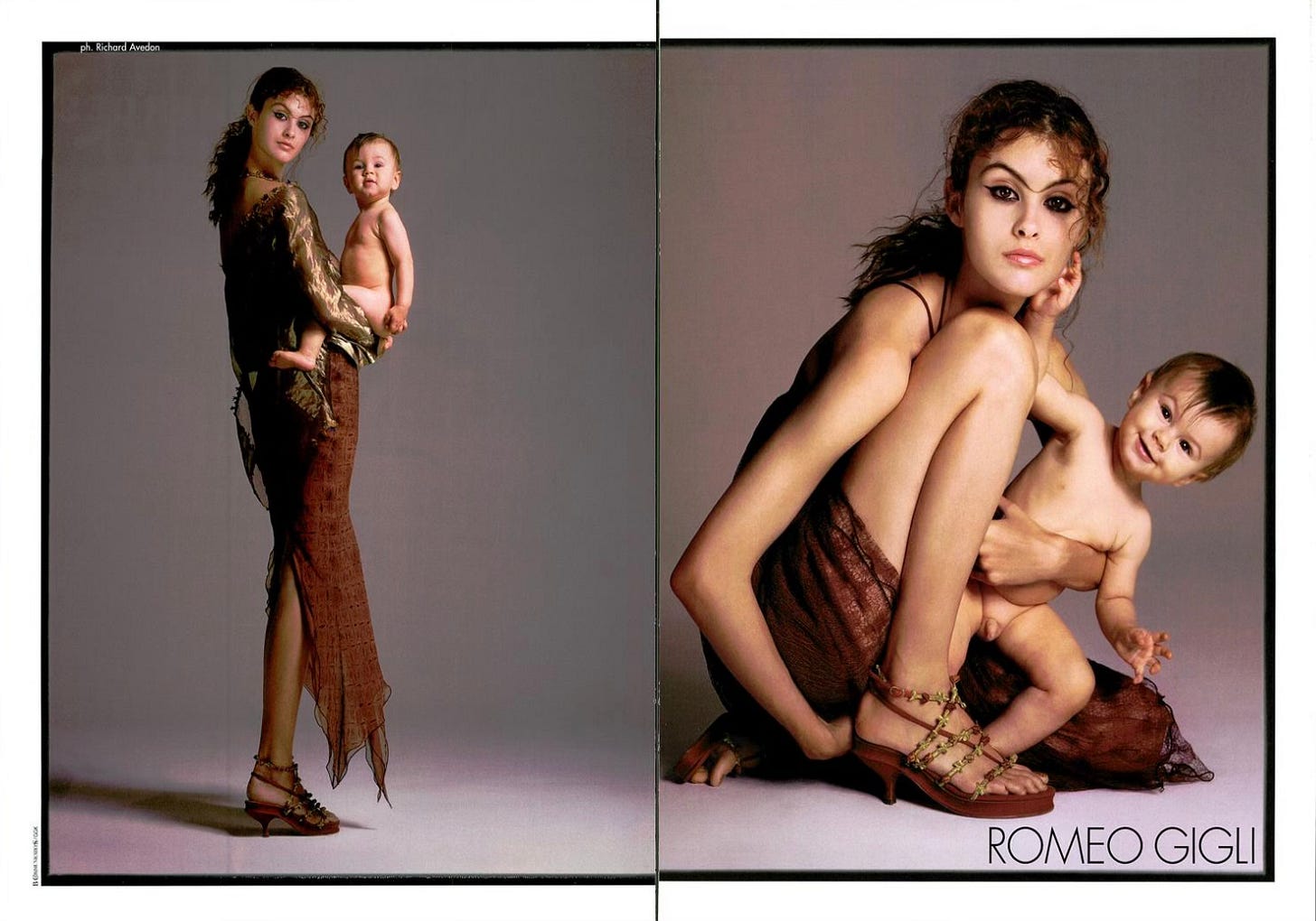 Inside Vogue Italia, January 1998 - by Zoë Yasemin