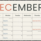 Schedule for Content