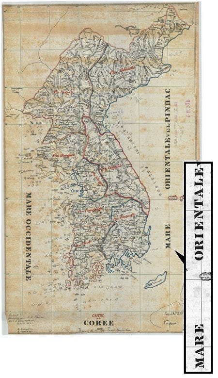 김대건 조선전도