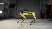 boston dynamics dancing GIF