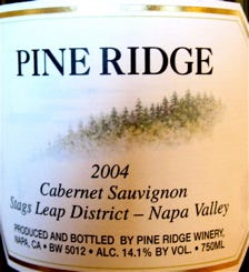 SLD - Pine Ridge label SLD - Pine Ridge label