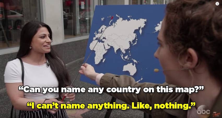 Jimmy Kimmel Asked People To Name ANY Country On A Map, And It Went Just  Like We All Hoped It Wouldn't