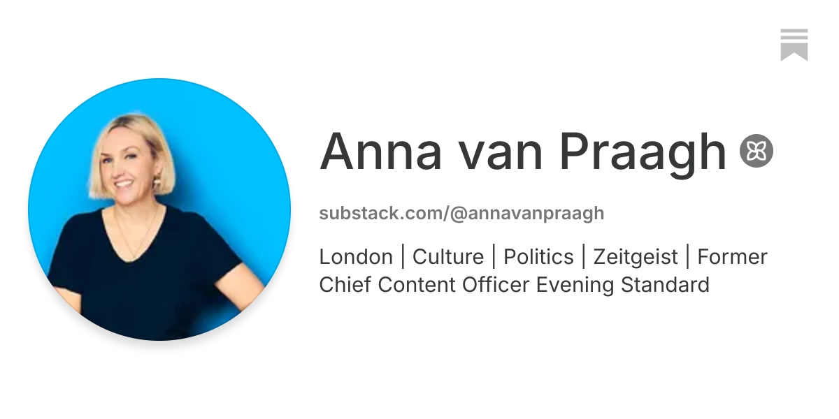 Anna van Praagh | Substack