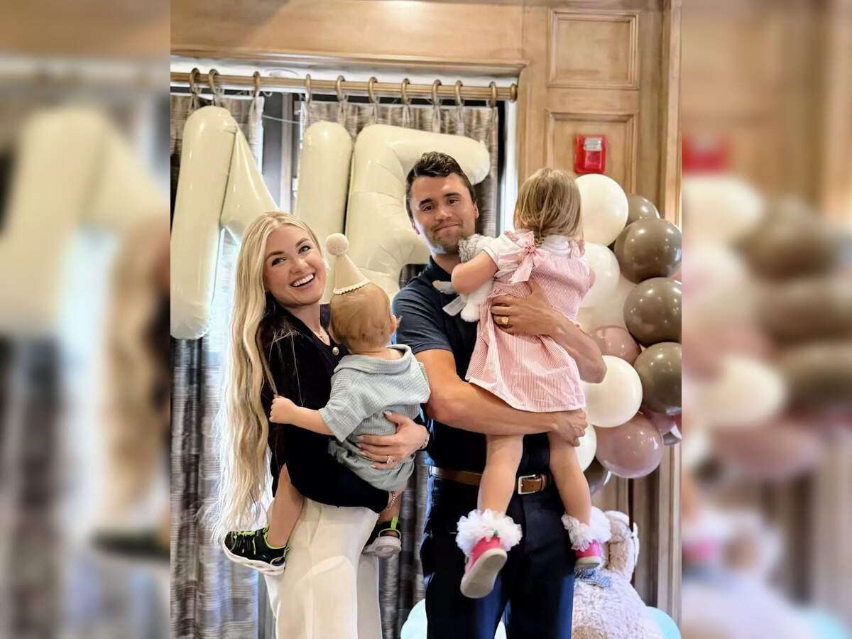 How Erika Frantzve, former Miss Arizona, met Charlie Kirk and got married;  their kids and what do we know about his family - The Economic Times