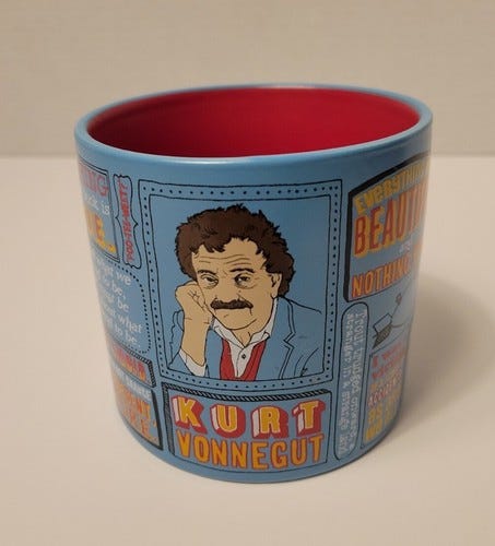 By The Unemployed | Kurt Vonnegut Literary Quotes Mug