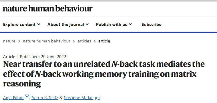 n-back training