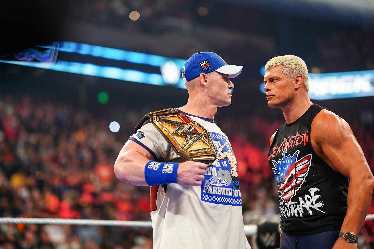 WWE Champion John Cena and Cody Rhodes go face-to-face on SmackDown