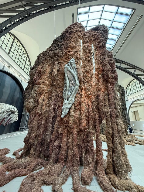 Works by Klara Hosnedlove and Toyin Ojin Odutola