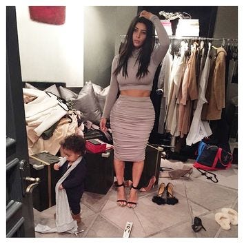 How to Organize Your Closet Like Kim Kardashian West