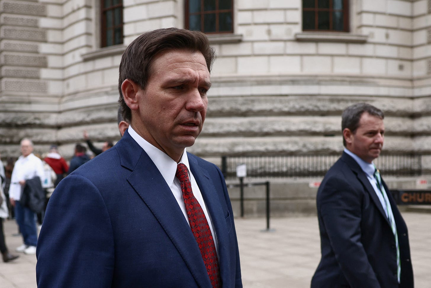 Florida's DeSantis visits Britain
